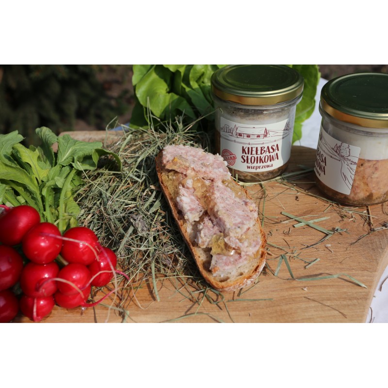 Salceson słoikowy 346 ml ( waga netto produktu 260 g):